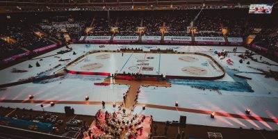 Übersicht vor dem Spiel zwischen den Schwenninger Wild Wings gegen die Adler Mannheim beim 3. DEL Wintergame am 07.01.2017 in Sinsheim, Deutschland. (Foto von City-Press GbR)
